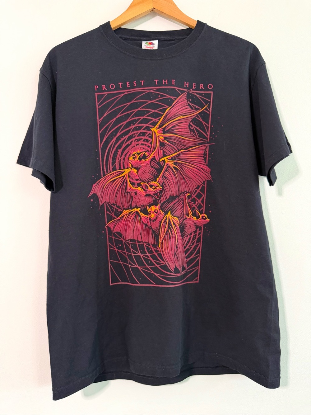 Protest The Hero Volition Band T-Shirt Rare Dan Mumford Bats Graphic Large